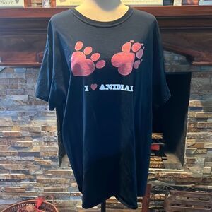 “i Love Animals” Tee